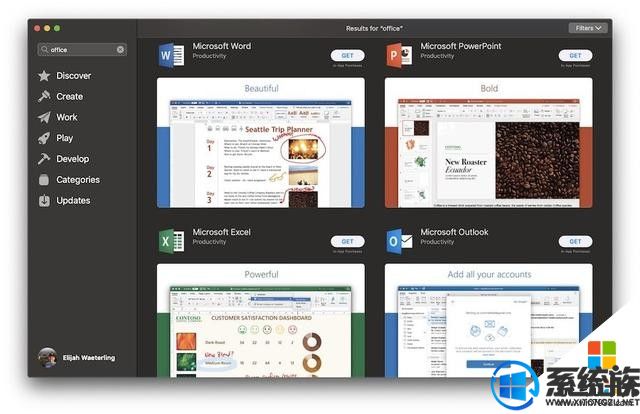 苹果Mac Store上架微软Office 365及应用程序组件(2)
